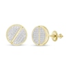 Thumbnail Image 1 of Previously Owned Men's Diamond Stud Earrings 1/6 ct tw Round-cut 10K Yellow Gold