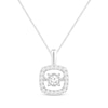 Thumbnail Image 1 of Previously Owned Unstoppable Love Necklace 1/4 ct tw 10K White Gold 19"