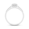 Thumbnail Image 4 of Previously Owned Diamond Engagement Ring 1/4 ct tw Round-cut 10K White Gold Size 8