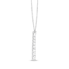 Thumbnail Image 3 of Previously Owned Diamond Necklace 3/4 ct tw Round-cut 14K White Gold