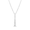 Thumbnail Image 4 of Previously Owned Diamond Necklace 3/4 ct tw Round-cut 14K White Gold