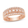 Thumbnail Image 1 of Previously Owned Diamond Anniversary Ring 1/2 ct tw Round-cut 10K Rose Gold