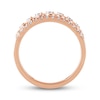 Thumbnail Image 3 of Previously Owned Diamond Anniversary Ring 1/2 ct tw Round-cut 10K Rose Gold