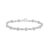 Thumbnail Image 1 of Previously Owned Diamond Bracelet 1/4 ct tw Round-cut Sterling Silver 7.5"
