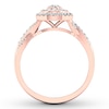 Thumbnail Image 2 of Previously Owned Diamond Engagement Ring 3/8 ct tw Round-cut 10K Rose Gold