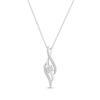 Thumbnail Image 1 of Previously Owned Diamond Necklace 1/3 ct tw 10K White Gold 18"
