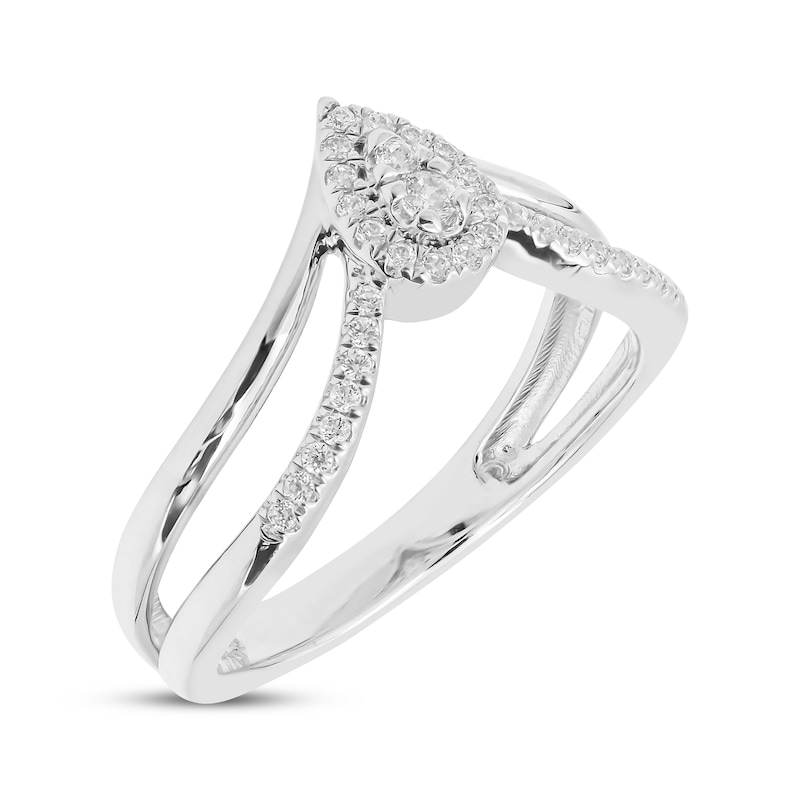 Main Image 2 of Previously Owned Diamond Ring 1/5 ct tw Round-cut 10K White Gold