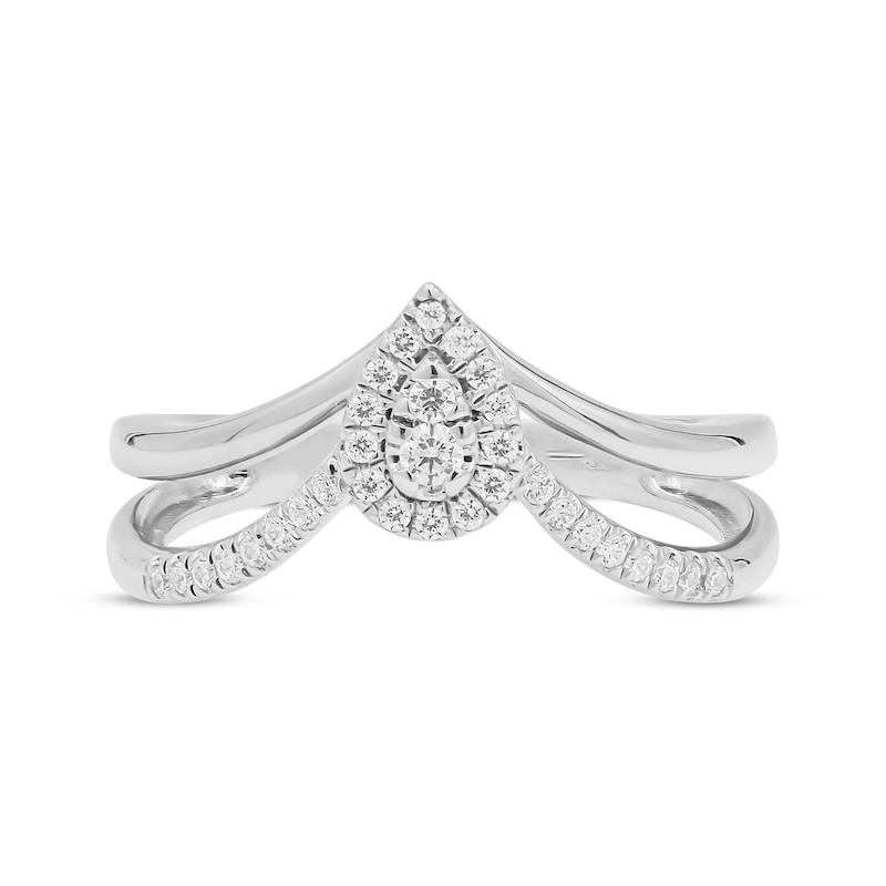 Main Image 3 of Previously Owned Diamond Ring 1/5 ct tw Round-cut 10K White Gold