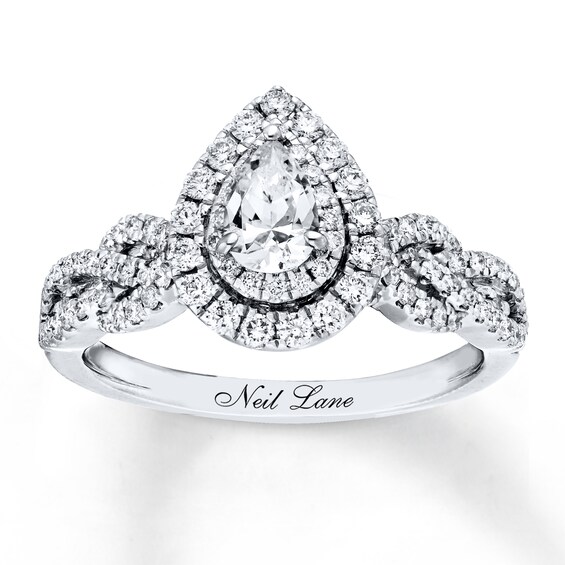 Previously Owned Neil Lane Bridal Ring 7/8 ct tw Diamonds 14K White Gold