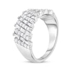 Thumbnail Image 1 of Previously Owned Diamond Anniversary Band 1 ct tw Round & Baguette-cut 14K White Gold