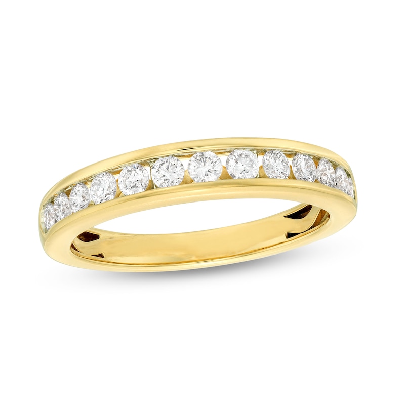 Main Image 1 of Previously Owned Diamond Wedding Band 1/2 ct tw Round-cut 14K Yellow Gold