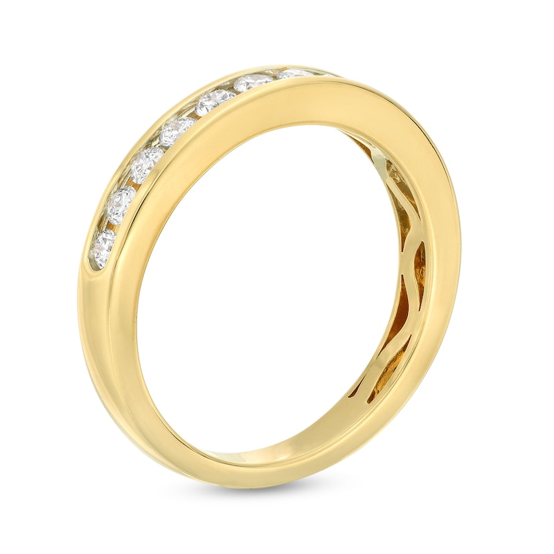 Main Image 2 of Previously Owned Diamond Wedding Band 1/2 ct tw Round-cut 14K Yellow Gold