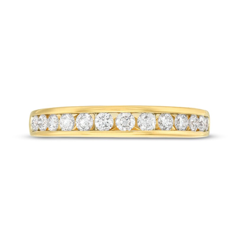 Main Image 3 of Previously Owned Diamond Wedding Band 1/2 ct tw Round-cut 14K Yellow Gold