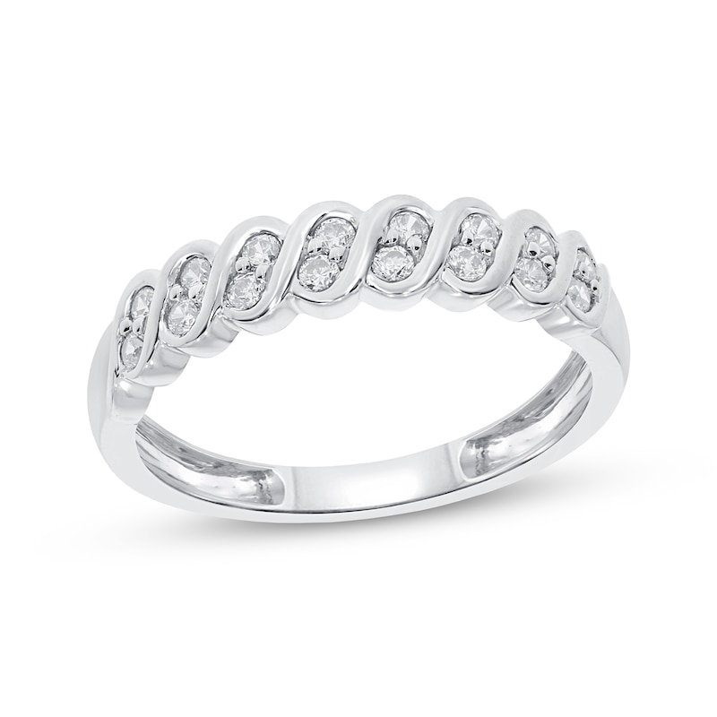 Previously Owned Diamond Anniversary Ring 1/4 ct tw 10K White Gold