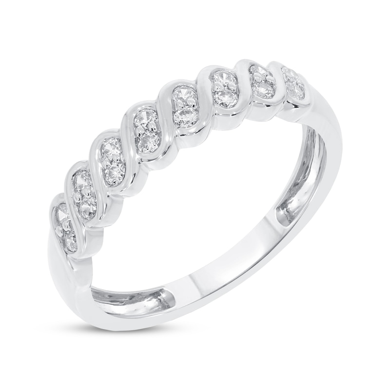 Previously Owned Diamond Anniversary Ring 1/4 ct tw 10K White Gold