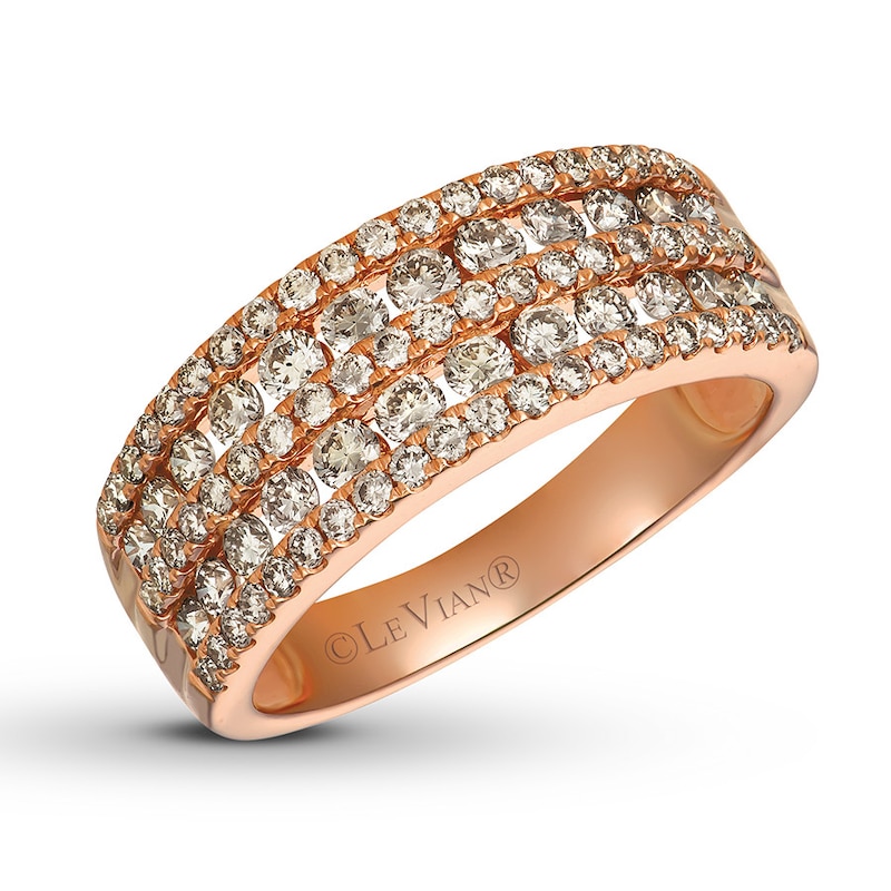 Main Image 1 of Previously Owned Le Vian Nude Diamond Ring 1-1/5 ct tw 14K Strawberry Gold