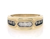 Thumbnail Image 1 of Previously Owned Men's Champagne & White Diamond Wedding Band 1/2 ct tw 10K Yellow Gold