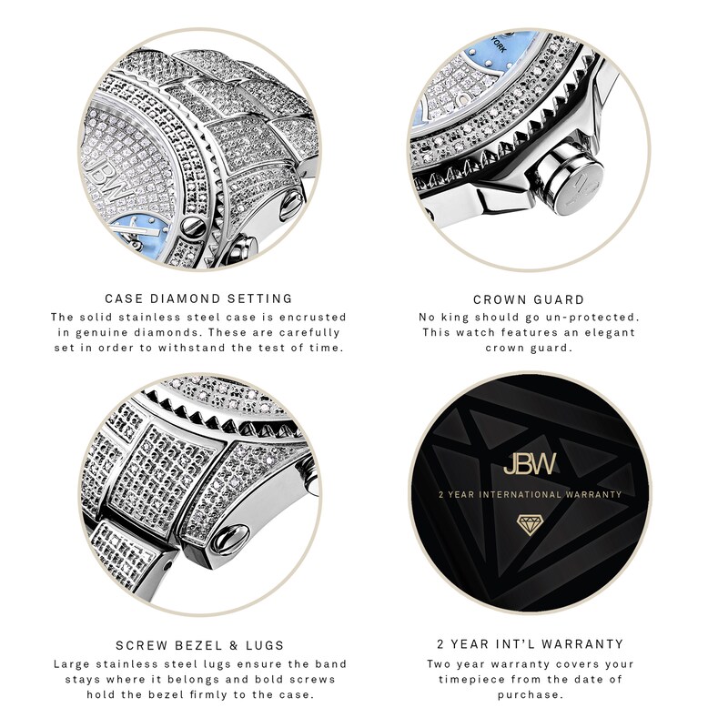 Main Image 4 of Previously Owned Men's JBW Jet Setter Watch JB-6213-C