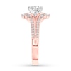 Thumbnail Image 3 of Previously Owned Diamond Engagement Ring 7/8 ct tw Round-cut 14K Rose Gold
