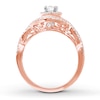 Thumbnail Image 2 of Previously Owned Diamond Engagement Ring 5/8 ct tw Round-cut 14K Rose Gold