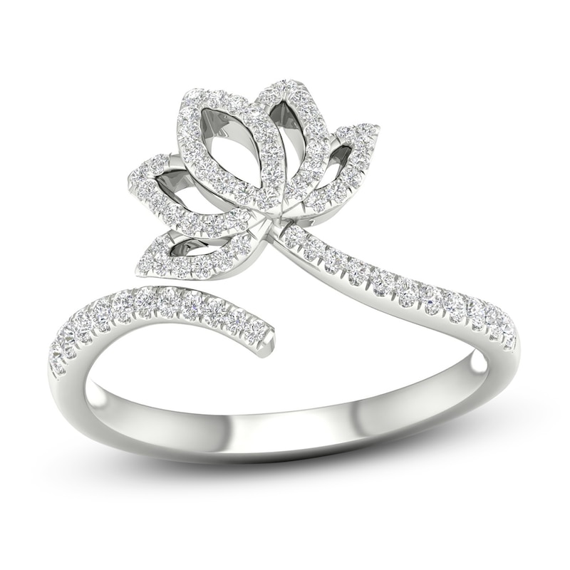 Round Lotus Ring Round Lotus Ring