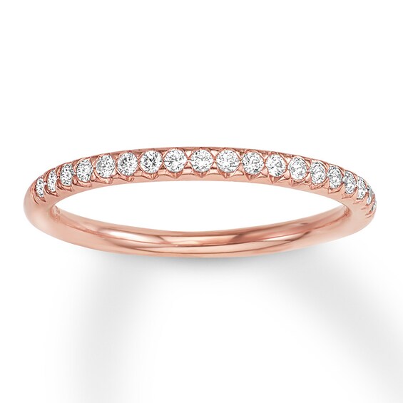Previously Owned Diamond Wedding Band 1/5 ct tw 14K Rose Gold