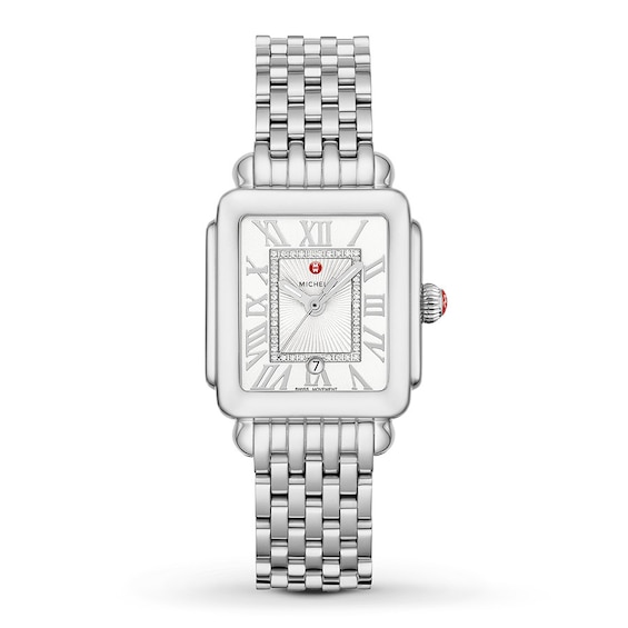 Previously Owned Michele Deco Madison Mid Women's Watch MWW06G000012