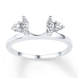 Previously Owned Diamond Enhancer Ring 1/3 Carat tw 10K White Gold