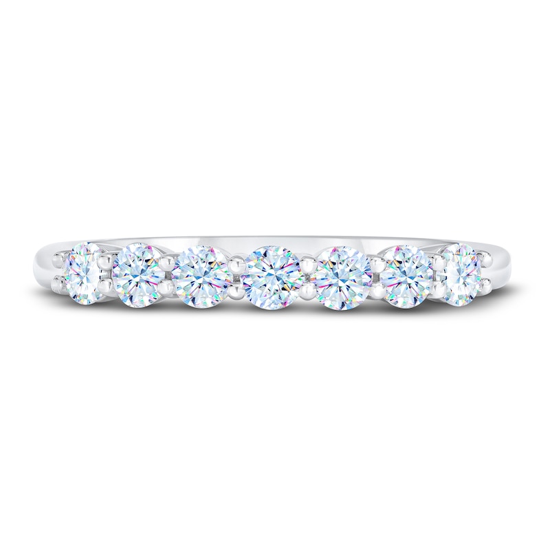 Main Image 3 of Previously Owned THE LEO First Light Diamond Anniversary Band 1/2 ct tw 14K White Gold