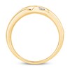 Thumbnail Image 3 of Previously Owned Men's Diamond Wedding Band 1/10 ct tw 10K Yellow Gold