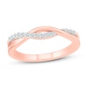 Thumbnail Image 1 of Previously Owned Diamond Stacking Ring 1/10 ct tw Round-cut 10K Rose Gold