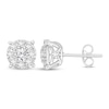 Thumbnail Image 1 of Previously Owned Diamond Stud Earrings 1-1/5 ct tw Round-cut 10K White Gold
