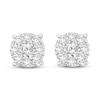 Thumbnail Image 2 of Previously Owned Diamond Stud Earrings 1-1/5 ct tw Round-cut 10K White Gold