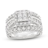 Thumbnail Image 1 of Previously Owned Diamond Engagement Ring 2 ct tw Princess/Round 14K White Gold