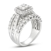 Thumbnail Image 2 of Previously Owned Diamond Engagement Ring 2 ct tw Princess/Round 14K White Gold