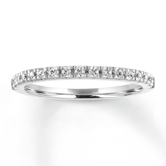 Previously Owned Diamond Wedding Band 1/4 ct tw 14K White Gold