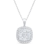 Thumbnail Image 1 of Previously Owned Diamond Necklace 1 ct tw 10K White Gold 18"
