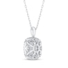 Thumbnail Image 4 of Previously Owned Diamond Necklace 1 ct tw 10K White Gold 18"