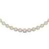 Thumbnail Image 2 of Previously Owned Men's Diamond Tennis Necklace 3 ct tw Round-cut 10K Yellow Gold 22"