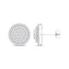 Thumbnail Image 1 of Previously Owned Diamond Stud Earrings 1 ct tw Round-Cut 10K White Gold
