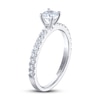 Thumbnail Image 2 of Previously Owned THE LEO Ideal Cut Diamond Engagement Ring 3/4 ct tw Round-cut 14K White Gold