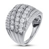 Thumbnail Image 2 of Previously Owned Diamond Anniversary Band 2 ct tw Round-cut 10K White Gold