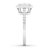 Thumbnail Image 3 of Previously Owned Diamond Engagement Ring 1/2 ct tw Round-cut 10K White Gold Size 7