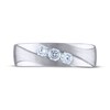 Thumbnail Image 3 of Previously Owned Men's THE LEO Ideal Cut Diamond Wedding Band 1/2 ct tw 14K White Gold