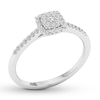 Thumbnail Image 4 of Previously Owned Diamond Engagement Ring 1/4 ct tw Round-cut 10K White Gold Size 6