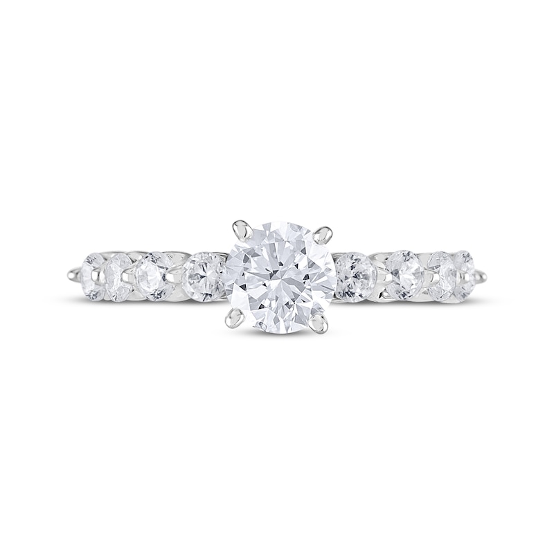 Main Image 3 of Previously Owned Adrianna Papell Diamond Engagement Ring 1-5/8 ct tw 14K White Gold