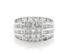 Thumbnail Image 1 of Previously Owned Diamond Engagement Ring 2 ct tw Princess, Baguette & Round-cut 14K White Gold