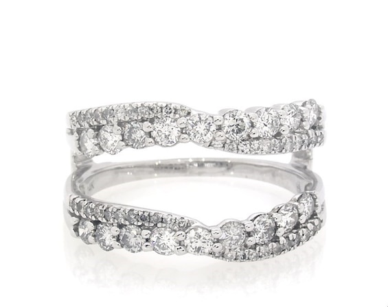 Previously Owned Diamond Enhancer Ring 1-1/5 ct tw 14K White Gold
