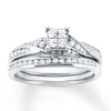 Thumbnail Image 0 of Previously Owned Diamond Bridal Set 1/2 carat tw 10K White Gold