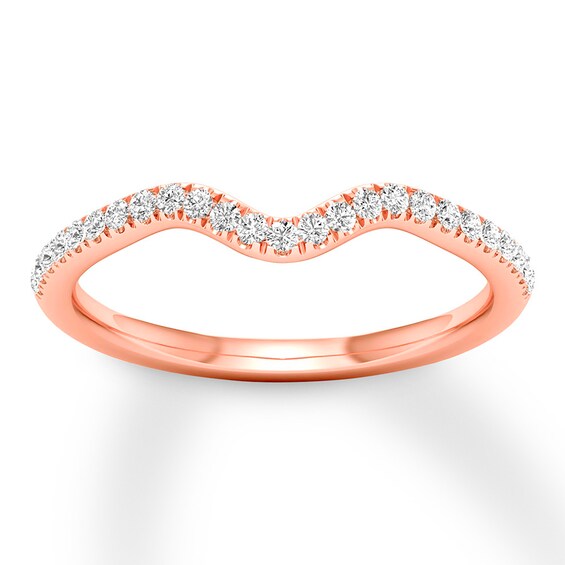 Previously Owned Diamond Wedding Band 1/4 ct tw Round-cut 14K Rose Gold